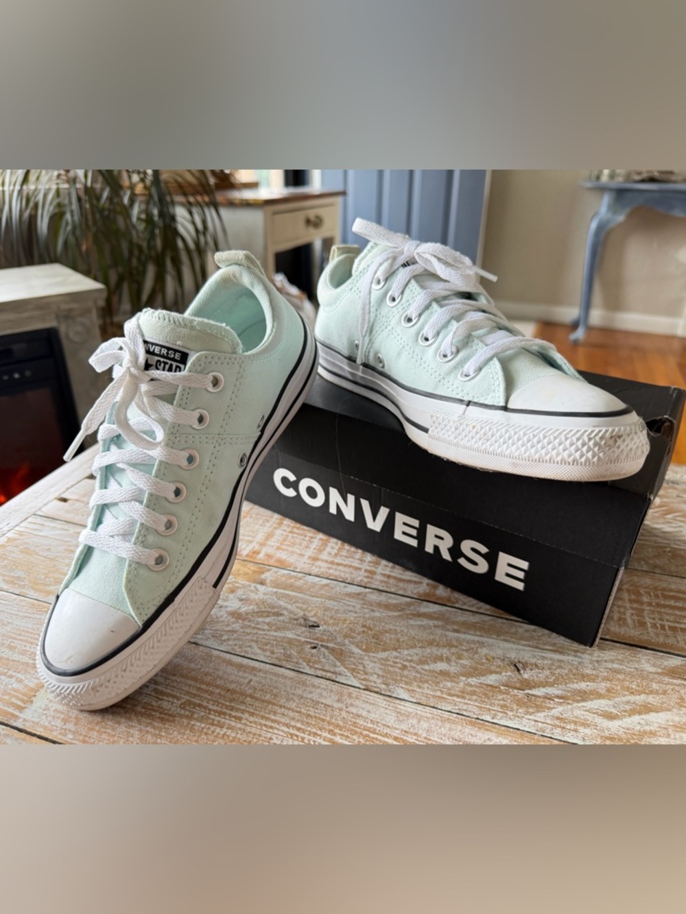 👟Converse Chuck Taylor All Star Low Aqua Mist Sneakers👟 ~8
